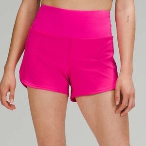 LULULEMON | HR SPEED UP SHORT 4”| SIZE 6 | SONIC PINK